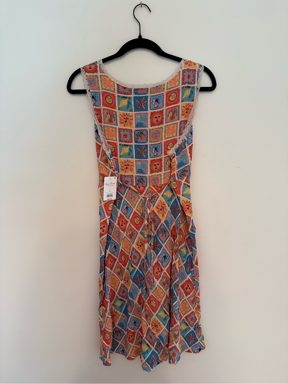NWT Lucky Brand Femme Printed Mini Dress - Picture 6 of 12
